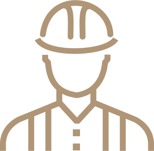 construction-engineer-line-icon-gold